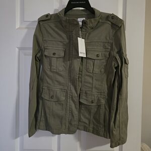 Kensie Women's Utility Jacket in Olive Green